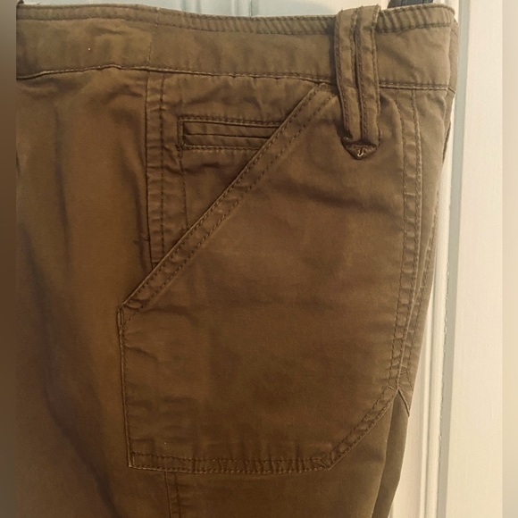 🫒WILLIE SMITH🫒 SIDE SLIT CROPPED PANTS W/ LOTS OF POCKETS EUC🍁 - Picture 11 of 13